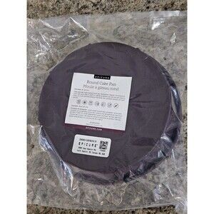 Epicure Silicone 8" Round 8 Cake Pan Baking Mold Purple NIP